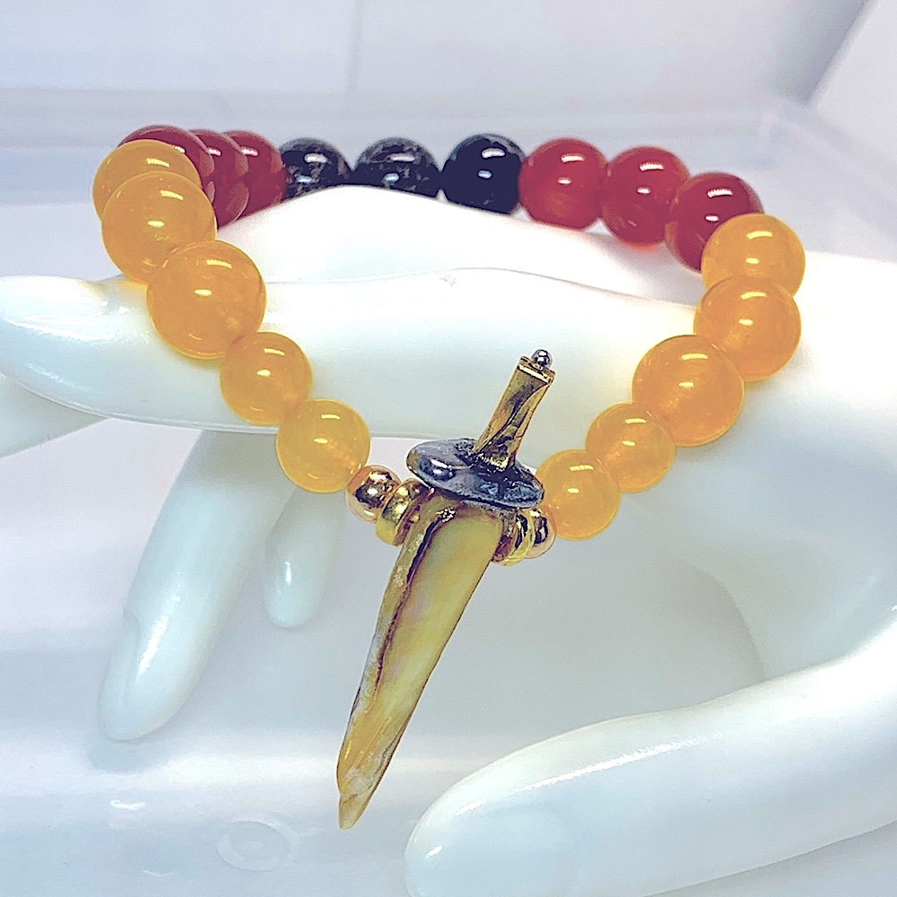 ZENITSU AGATSUMA INSPIRED NATURAL BRACELET size 7” UNISEX